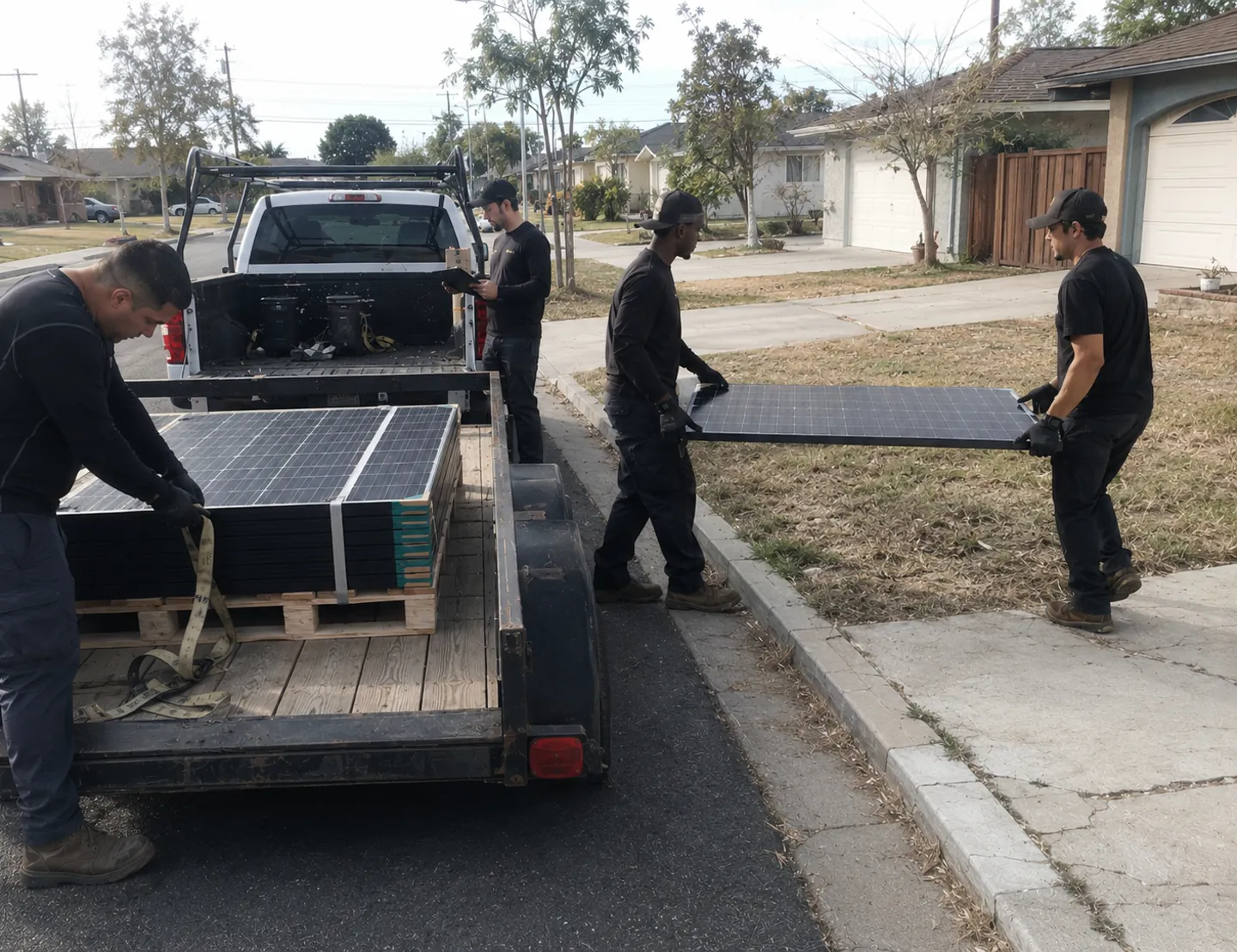 Panels on, trucks rolling